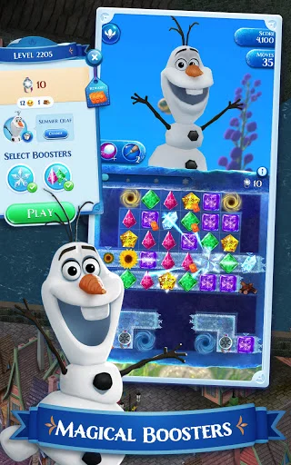 Disney Frozen Free Fall Games screenshot 6