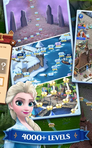 Disney Frozen Free Fall Games screenshot 1