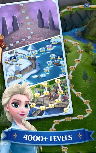 Disney Frozen Free Fall Games screenshot 10